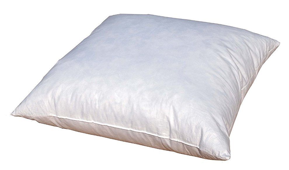 Pillowflex 95% Feather by 5% Down Pillow Form Insert Stuffers for Throw sham Covers and Cushions 20 Inch by 26 Inch