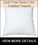 Quill Free Feather Pillow Inserts