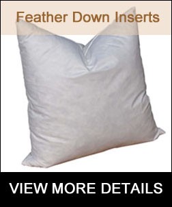 feather pillow inserts