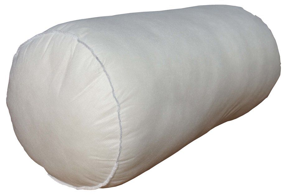 Down Alternative Bolster Pillow Insert - White, Size Bolster, 8 in. x 20 in., Cotton | The Company Store