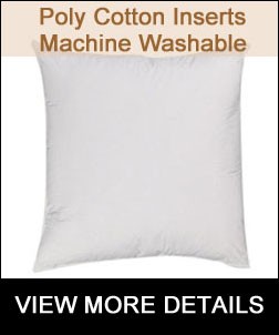 Cotton pillow insert sample