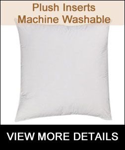 Machine Washable Pillow Insert