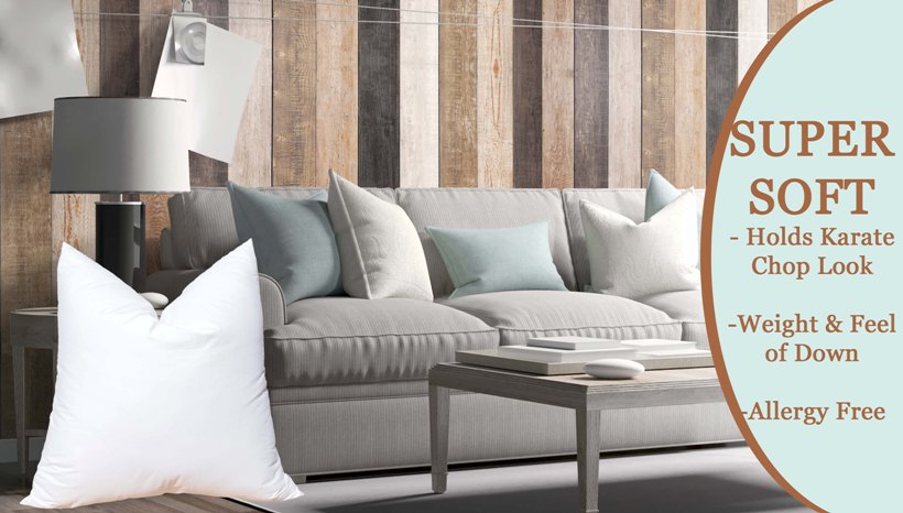 Pillowflex Chop Pillow on Couch