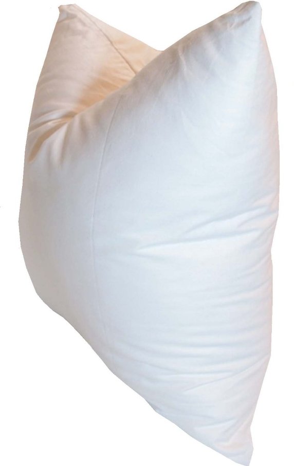 synthetic down pillow inserts side view