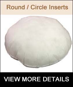 Round Pillow Form Inserts